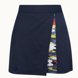 Sukně Callaway 18" Tropical Mazarine Blue – dámský golfový skort 46 cm