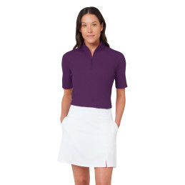 Dámské golfové polo Callaway Rib Play Mock Gloxinia