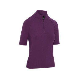 Dámské golfové polo Callaway Rib Play Mock Gloxinia