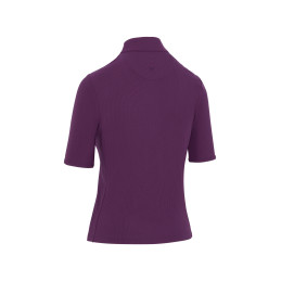 Dámské golfové polo Callaway Rib Play Mock Gloxinia