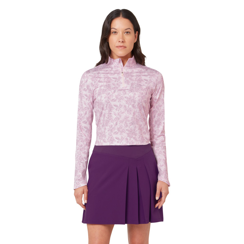 Dámský golfový top Callaway Abstract Floral Cherry Blossom