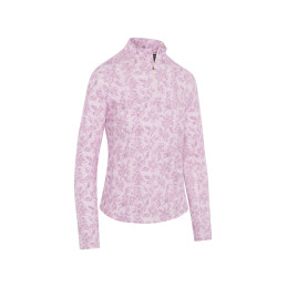 Dámský golfový top Callaway Abstract Floral Cherry Blossom
