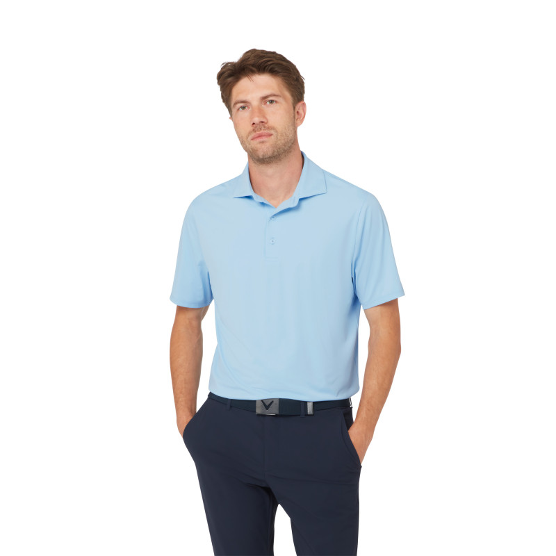 Pánské golfové polo Callaway Premium Cooling Cerulean