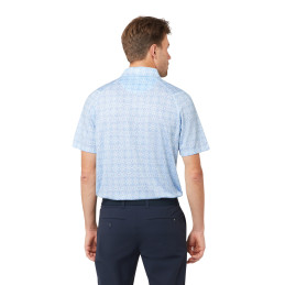Pánské golfové polo Callaway Fractal Chevron Bright White