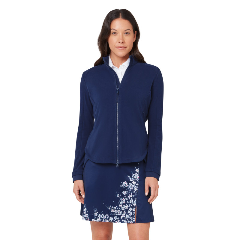 Dámská golfová mikina Callaway Lightweight Full Zip Navy