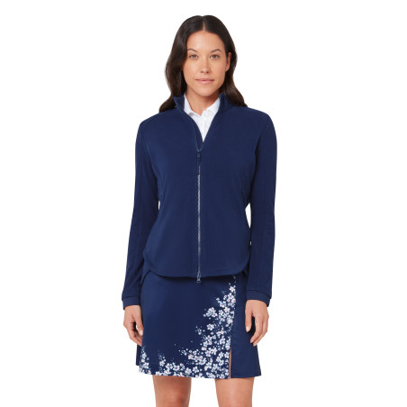 Dámská golfová mikina Callaway Lightweight Full Zip Navy
