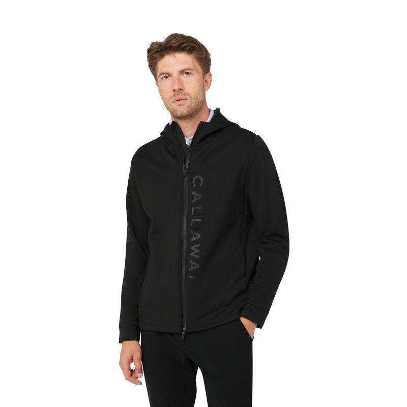 Pánská golfová mikina Callaway Pure Blend Black Heather