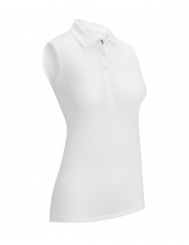 Dámské triko Callaway Sleeveless Knit Polo Brilliant White