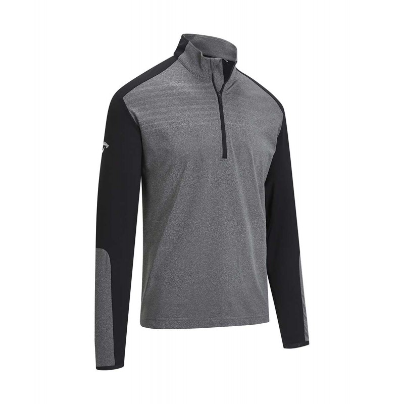 Pánská mikina Callaway Grey – lehká, vodoodpudivá, 1/4 zip