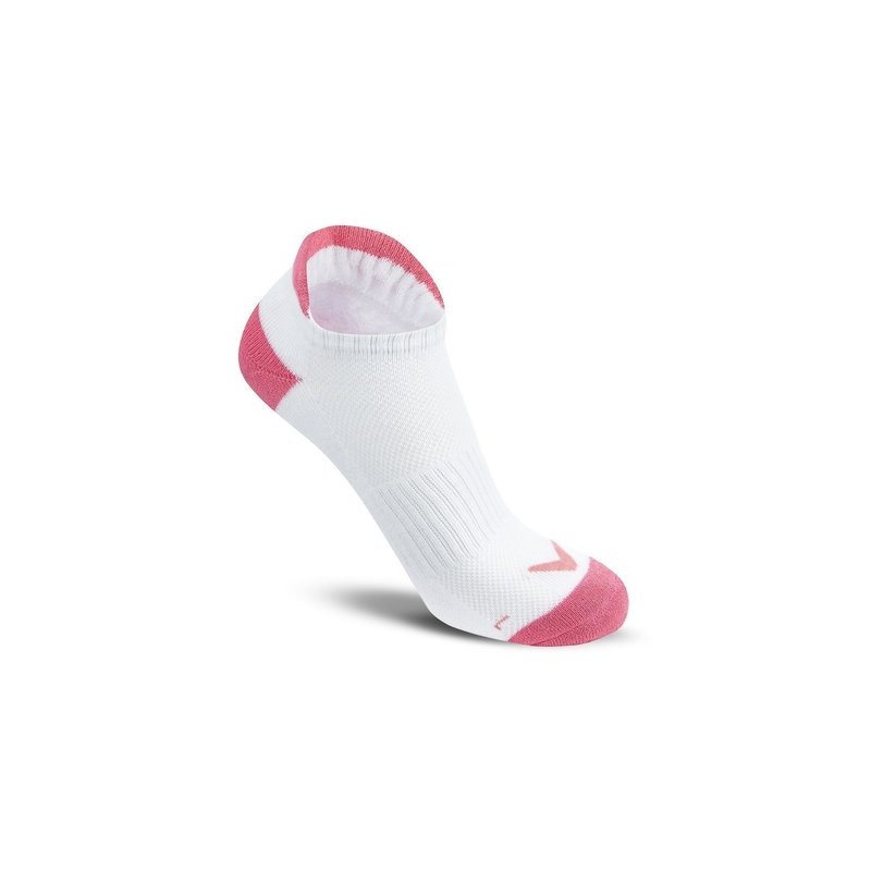 Dámské ponožky Callaway Sports Tab Low White/Pink