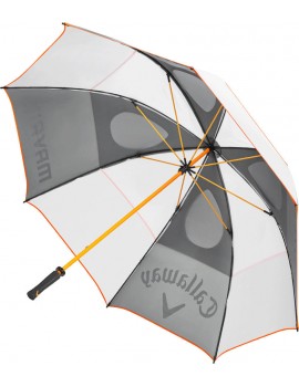 Callaway golfový deštník Mavrik  68" Double canopy bilá/šedá/oranž 20