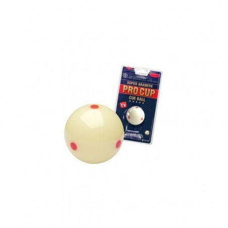 koule bílá + tečky POOL Super Aramith 57,2mm