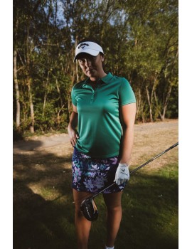 Sukně Callaway 18" Tropical Mazarine Blue – dámský golfový skort 46 cm