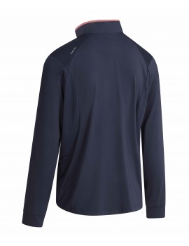 Pánská mikina Callaway L/S Mixed Media Peacoat – lehká 1/4 zip