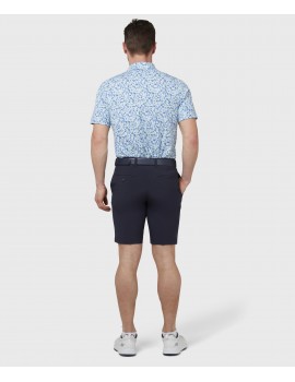 Pánské golfové polo Callaway Filtered Flower Bright White – drirelease