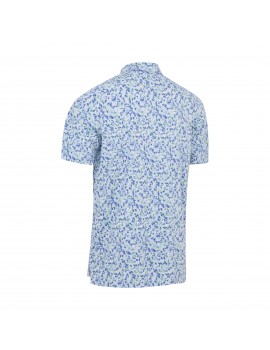 Pánské golfové polo Callaway Filtered Flower Bright White – drirelease