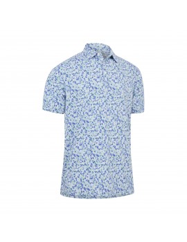 Pánské golfové polo Callaway Filtered Flower Bright White – drirelease