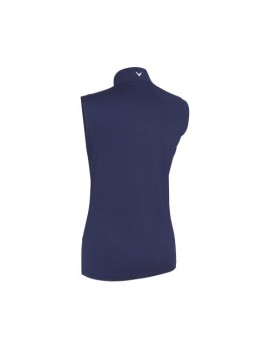 Callaway Dámské triko Sleeveless Zip Mock Gradient Printed Peacoat