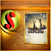 Diplomy - beach volejbal